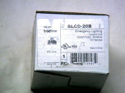 PHILIPS BODINE BLCD-20B EMERGENCY LIGHTING CONTROL UNIT, 120/277V, RELAY CONTROL