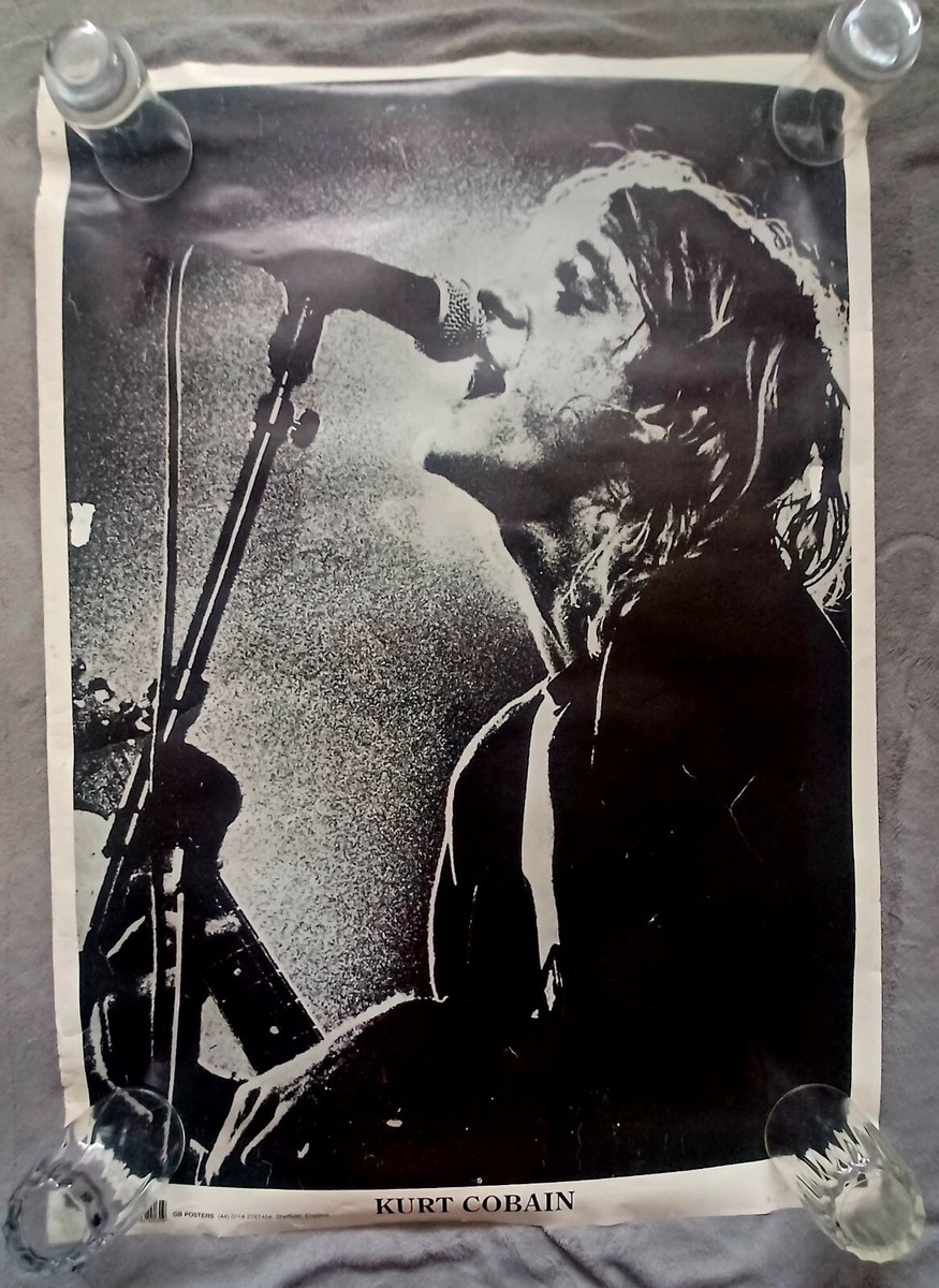 NIRVANA LIVE ORIGINAL UK IMPORT POSTER 25