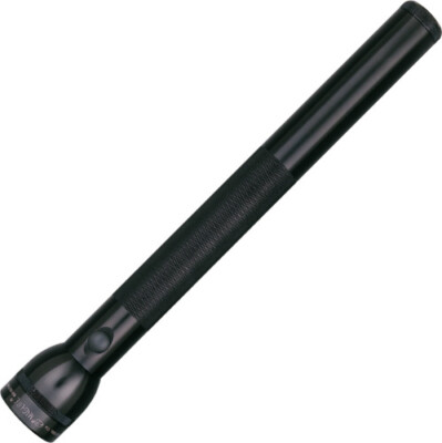 Mag-Lite Five D Cell S5D015 17'' overall. Black body. Requires five D cell batter