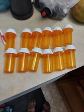 Lot of 20 Empty Used Medicine Pill Bottles Pharmacy Prescription Storage Crafts