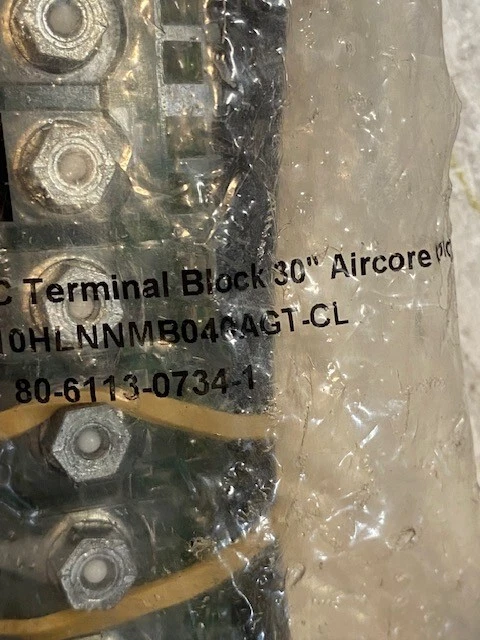 3 Qty of 3M 10 Pr. IDC Terminal Blocks 30" Aircore Cable 80-6113-0734-1 (3 Qty) - Image 3 of 4