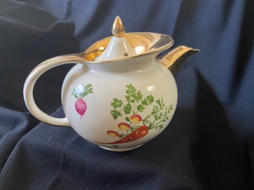 Vintage Hall Golden Carrot Windshield Teapot 6 Cup - Picture 5 of 8