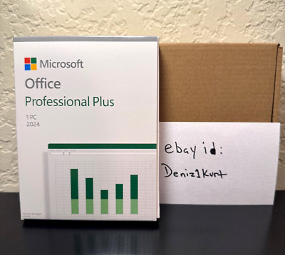 RETAIL VERSION MS Office 2024 Professional Plus 1 PC USB + Install