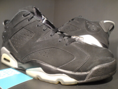 2015 NIKE AIR JORDAN VI RETRO LOW CHROME BLACK METALLIC SILVER 304401-003  11