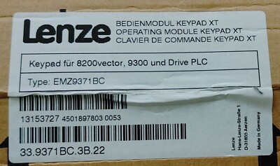 New in Box LENZE EMZ9371BC Operator Panel