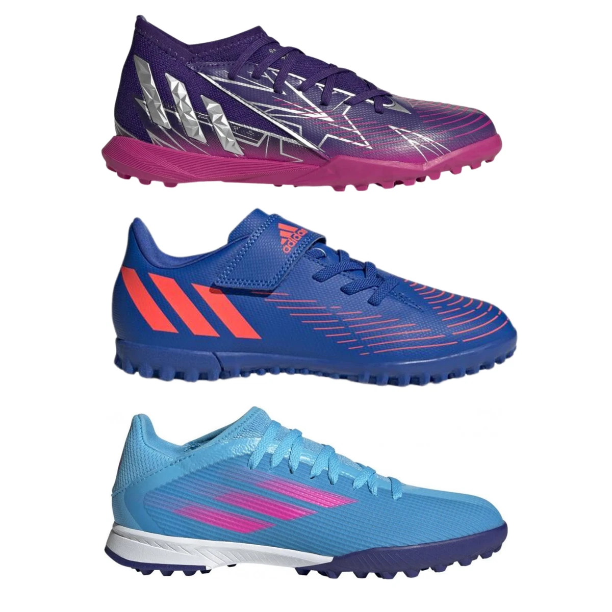 adidas Predator S Flow Football Kids Juniors Astro Turf Trainers