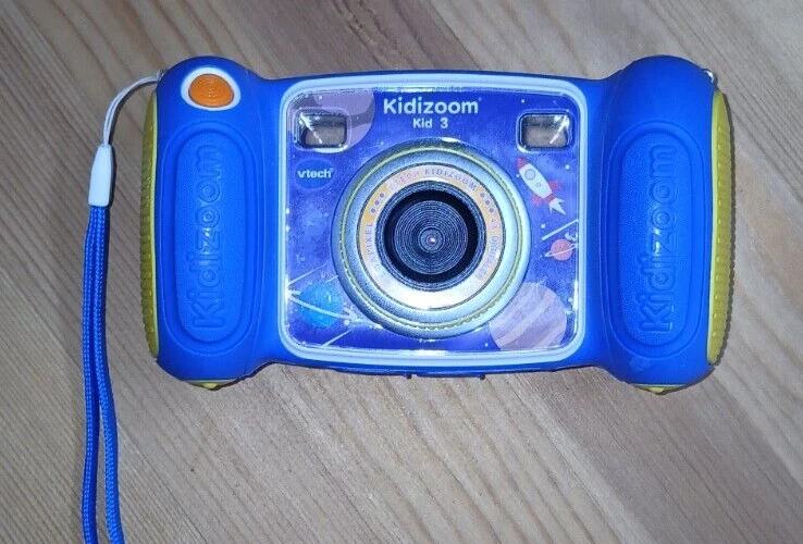 VTech KidiZoom Kid 3 Digitalkamera für Kinder blau