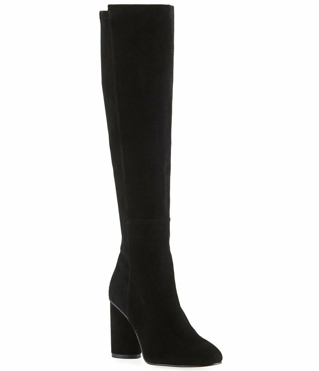 NWB Stuart Weitzman Sz7.5us Eloise 95 Stretch Suede Knee