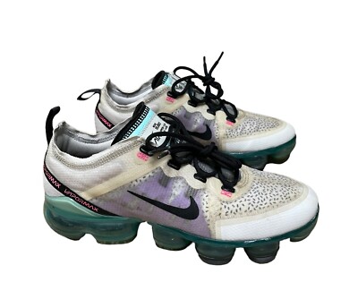 vapor max pink and green