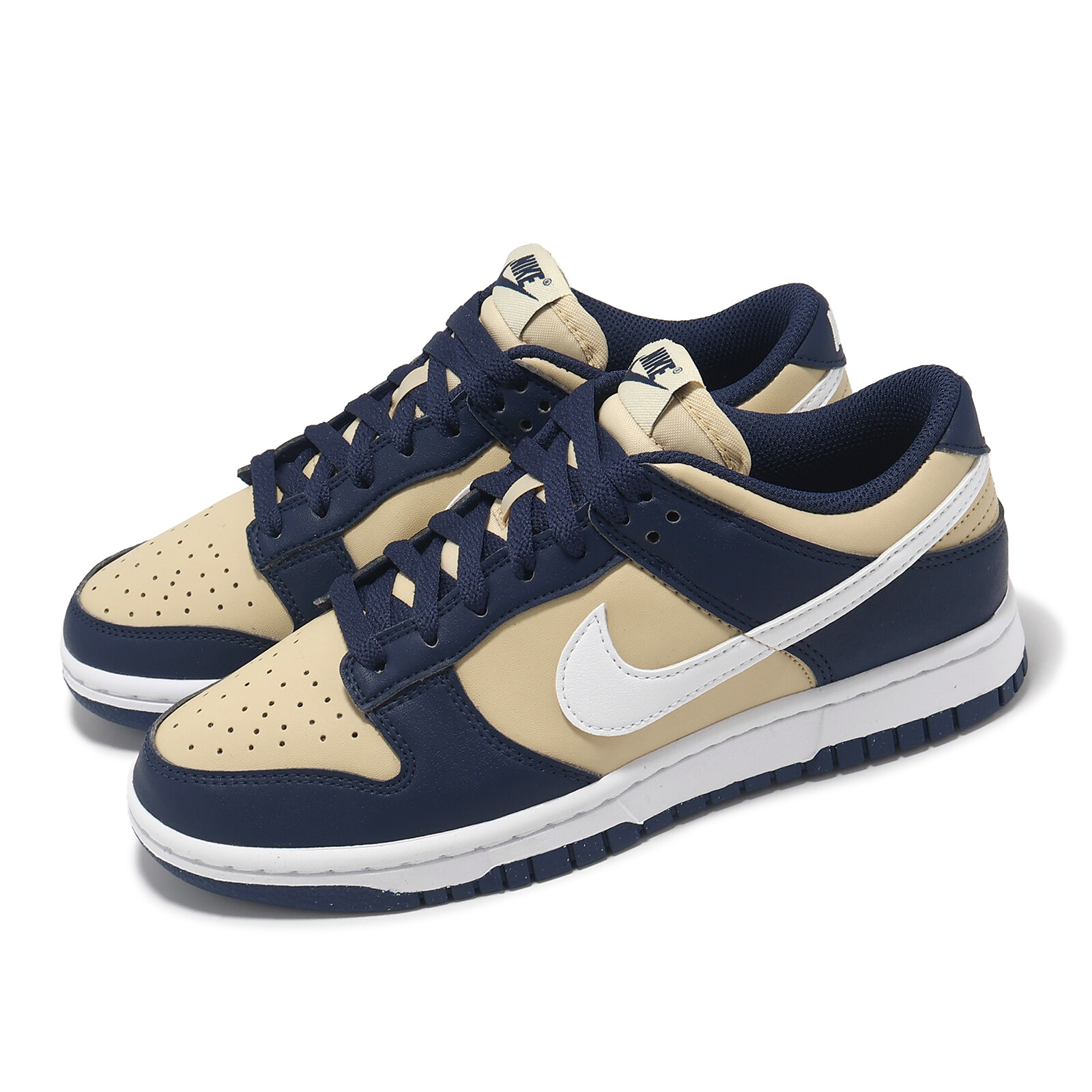 Кроссовки Nike Wmns Dunk Low Next Nature Navy Gold ¢Ûen Повседневная обувь DD1873-401