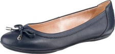 Image of £80 Geox Women Size 8 42 D Charlene B Navy Blue Flat Ballet Pumps Shoes BNWB