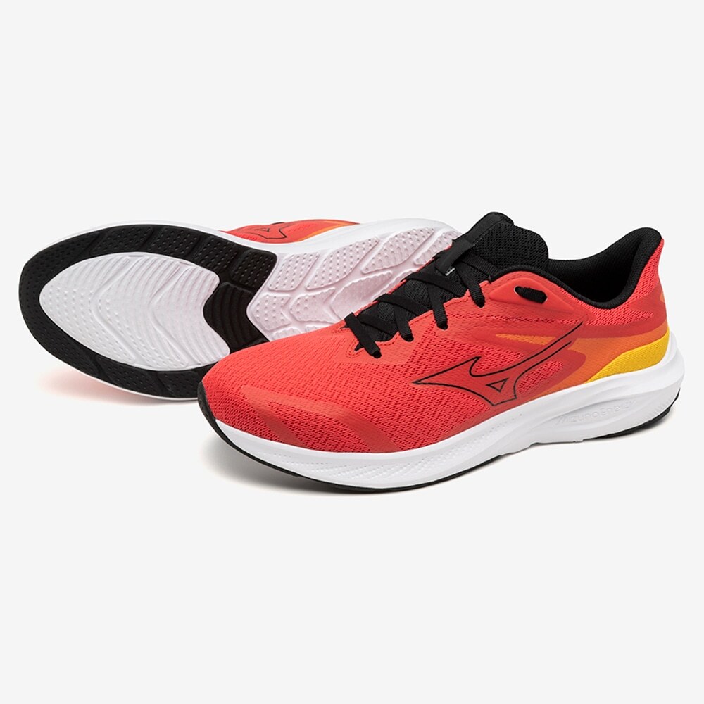 Mizuno Running Shoes Energy Runners WIDE Red/White/Orange