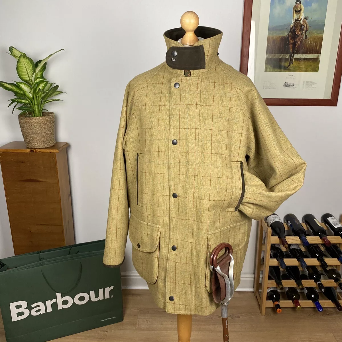 Barbour tweed hotsell shooting coat