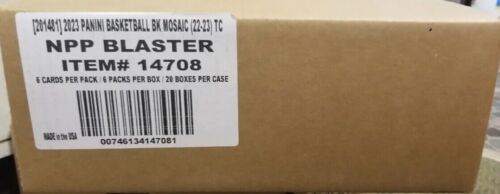 2022-23 Panini Mosaic Basketball Factory Sealed Blaster Box Case