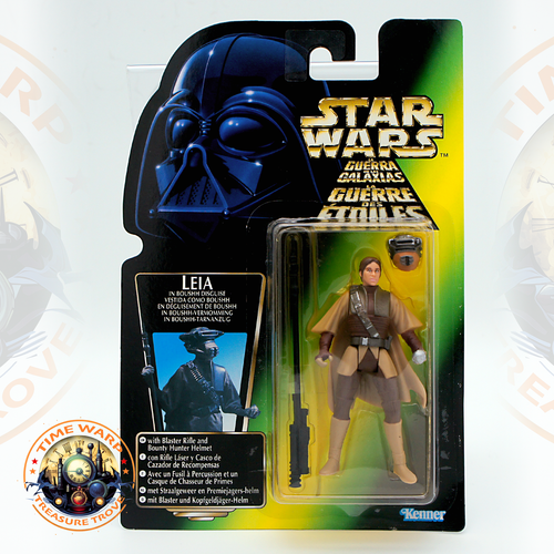 Star Wars Power of the Force II Leia Boushh Verkleidung GRÜN 1996 TRI LOGO MOC - Bild 2 von 7