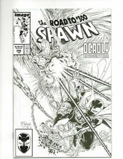 SPAWN #298 B&W VARIANT NM 1ST PRINT IMAGE 2019