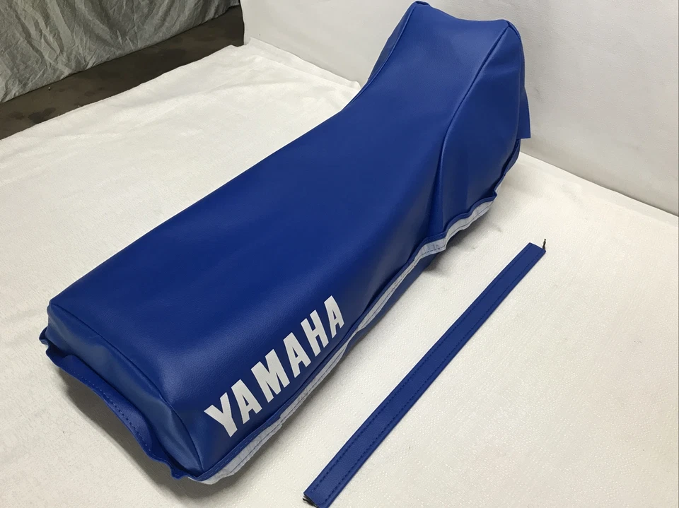 CAPA DE ASSENTO SELIM YAMAHA XT350 XT250 1984-2000 (azul) com CINTA [Y*-3] - Imagem 2 de 4