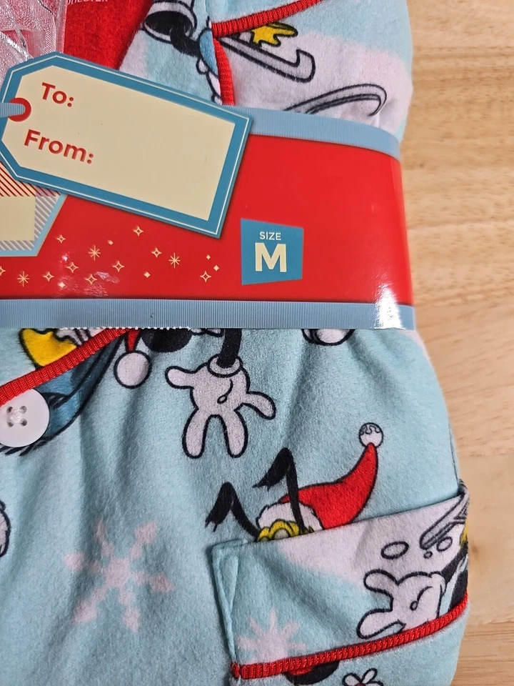 Men's Disney 100 Retro Reimagined Family Matching Pajamas Mickey and Friends M - Image 3 of 4