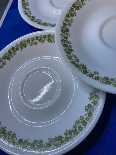 7er Set Grün CRAZY DAISY SPRING BLOSSOM Untertassen/Dessertteller 6,25" Neuwertig - Bild 4 von 6