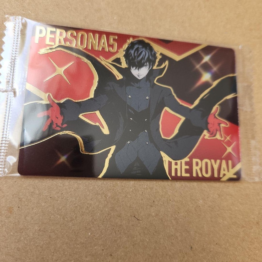 Persona Wafer Card Foil Stamping Sp P5 Joker