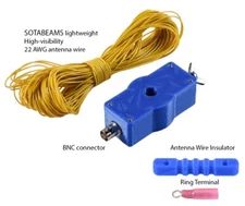 20 Watts SSB QRP EFHW no-tune antenna, 40m, 20m, 15m, 10m with 70ft Ant Wire