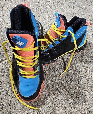 Reebok Zig NANO John Wall V45751 Black Blue Orange Yellow Men 10 SOME ISSUES