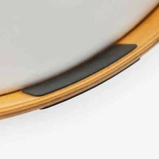 DRUMnBASE DNBS 2 Piece Bass Drum Hoop Protector Sandwich