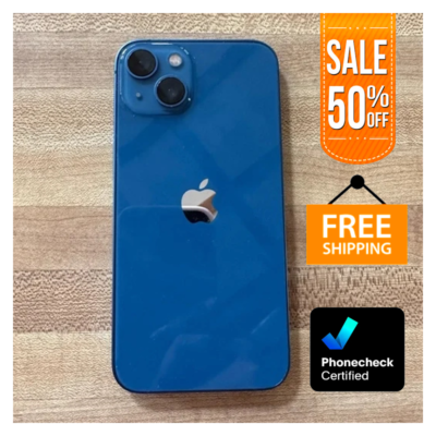 Apple iPhone 13 128GB/256GB Verizon, Blue, Black, Unlocked, 5G LTE