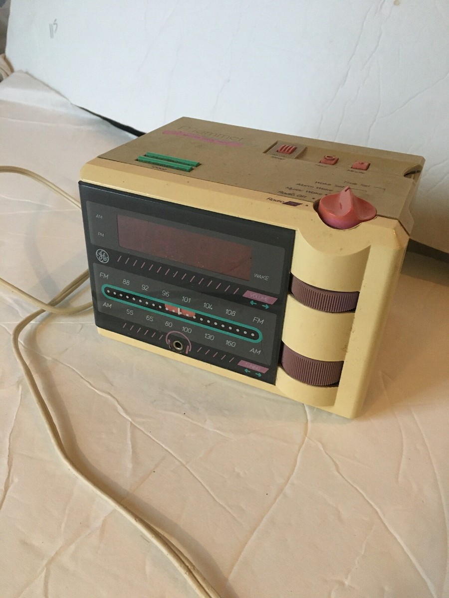 昭和レトロ Rainbow Stonewar 18cm&14cm 計8枚まとめ売 Vintage P'Jammer Alarm Clock Radio GE 7-4607WHB 1980s | eBay