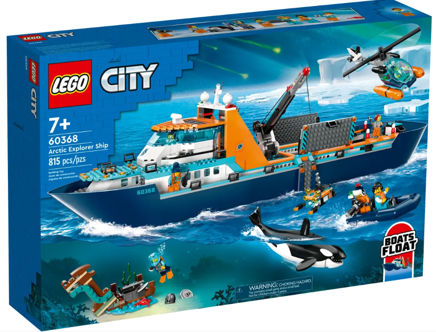 LEGO 60368 City Arctic Exploration Ship ABS Multicolor Block Toy 7