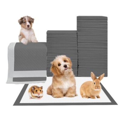 50 PCS Charcoal Puppy Pads Ultra-Absorbent Pet Training Pads for Dogs - Medium
