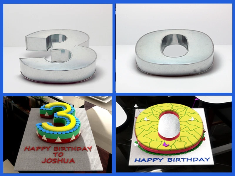 10" NUMBER 3 THREE AND 0 ZERO WEDDING BIRTHDAY ANNIVERSARY CAKE TINS PANS
Opens in a new window or t