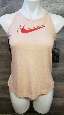 Nike Girls Trophy Tank Top Training Light Orange Size LARGE NWT NEW