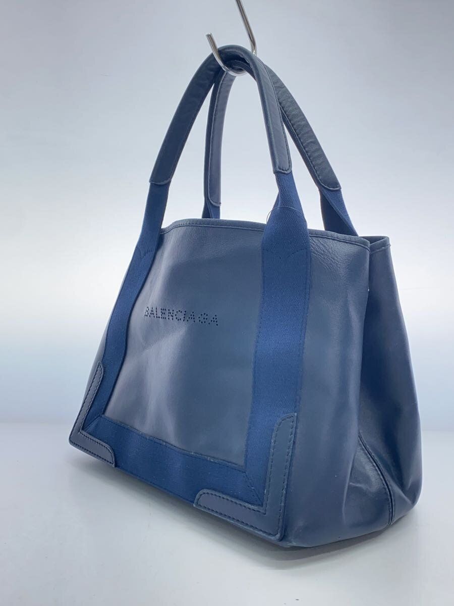 BALENCIAGA◇ハンドバッグ/レザー/NVY/339933・4012・C・002123 BALENCIAGA◇ハンドバッグ/レザー/NVY/339933・4012・C・002123