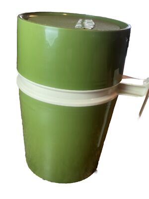 VNTG 1970 s Retro 10oz Hot /Cold Thermos Avocado Green