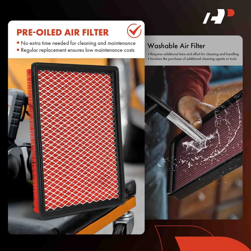 2 высокопроизводительных воздушных фильтра двигателя для Chevy Impala Cadillac Buick Olds LSS - Изображение 3 из 4