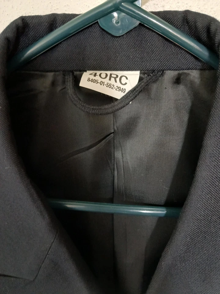 NEW! US Army Dress Blue Uniform Jacket Coat size 40 RC Derossi & Son - Image 3 of 4