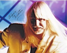 SINGER JAZZ MUSICIAN EDGAR WINTER SIGNED 8x10 PHOTO A W/COA JOHNNY 