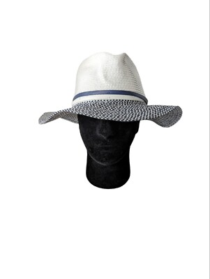 Badgley Mishka Summer hat Badgley Mischka Straw Summer Sun Beach Travel Hat w/Designer  main image 3