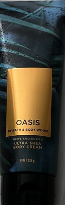 NEW BATH & BODY WORKS MEN'S COLLECTION *OASIS* BODY CREAM-8 FL OZ