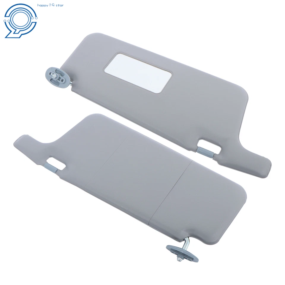 Driver Left+Right Passenger Sun Visors For Honda Civic 1996-2001 Gray Color LHD - Image 1 of 4
