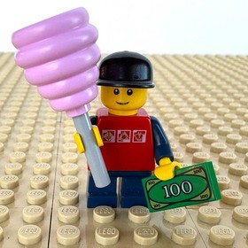 LEGO Creator Grand Carousel: Little Boy + Cotton Candy MONEY twn085, 10196, 2009