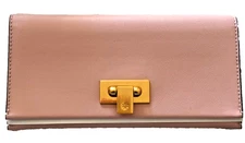 Tory Burch Carmen Envelope Wallet  Mineral Pink NWT