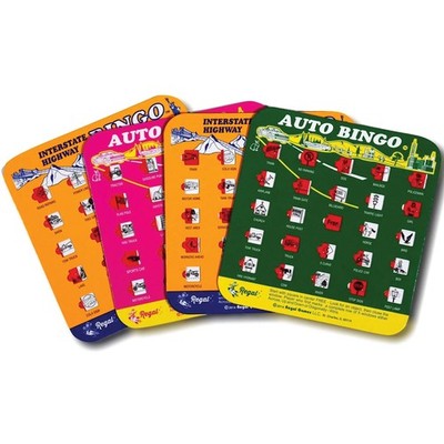 Finger-Tip Shutter Bingo Cards with Sliding Windows - Interstate Bingo & Auto...