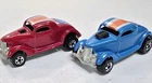 Hot Wheels Blackwall 1973 Ford Neet Streeter Blue And Burgundy  LOT OF 2