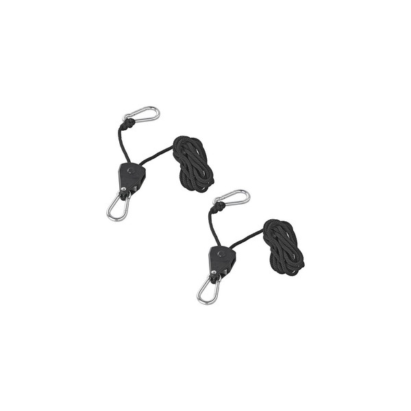 Flaschenzug Mit Ratsche Und Seil - Set Von 2 StüCk 68Kg | Flaschenzug Seilzug Mi-image