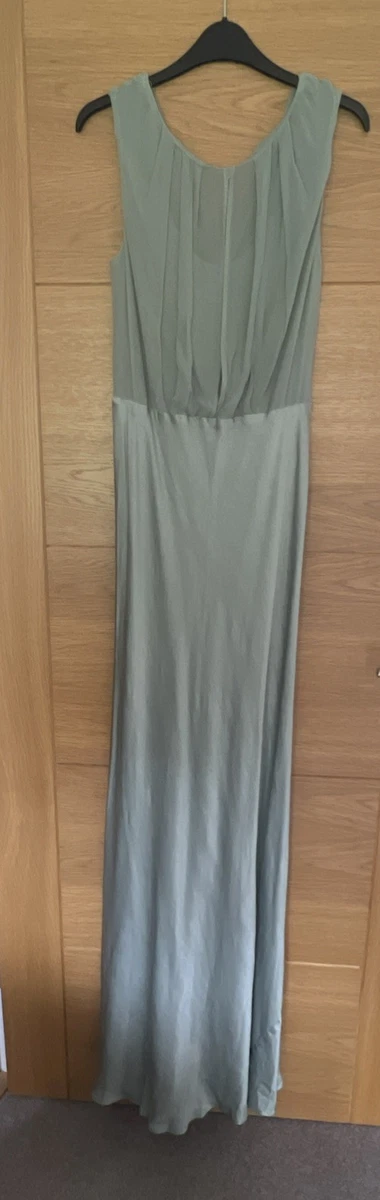 green emerald velvet dress Wedtrend Women Dusty Sage Wedding Guest Dress A Line Cold Shoulder Burnout Velvet Floor Length Dress with Slit, Dusty Sage / US8