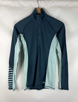 Outdoor Research F19 W Enigma Half Zip Polyester/Wolle Thermo Jersey Shirt Gr. S