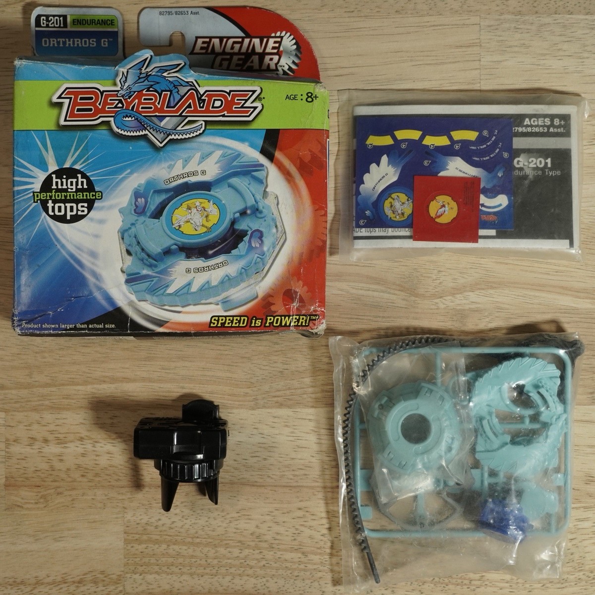 VERY RARE - 2005 Hasbro Beyblade G-Revolution G-201 Orthros G