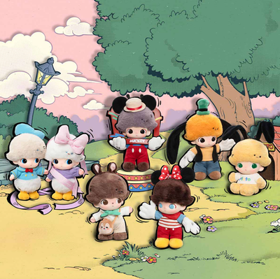 💡Pop Mart x Dimoo World x Disney Series Vinyl Plush Full Set of 6